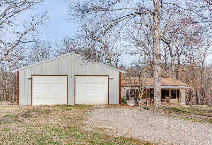 Lakefront Rogers Retreat W/ Grill & Spacious Deck