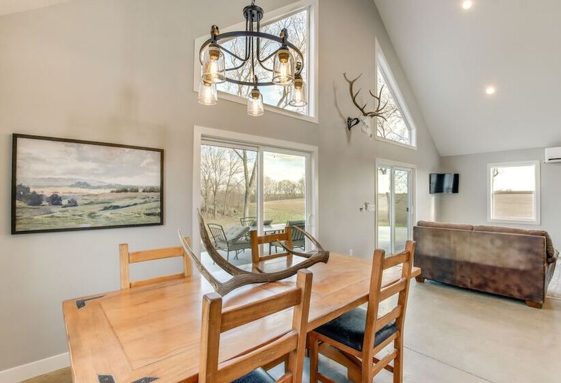 Modern Oskaloosa Cabin W/ 2 Acres & On Site Trails