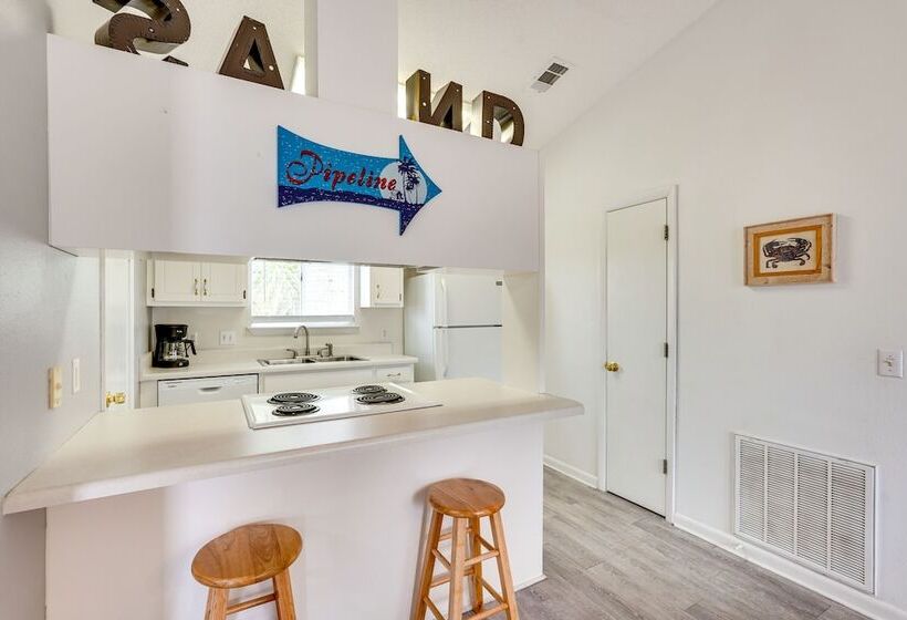 Panama City Beach Home: Walk To Emerald Beach!