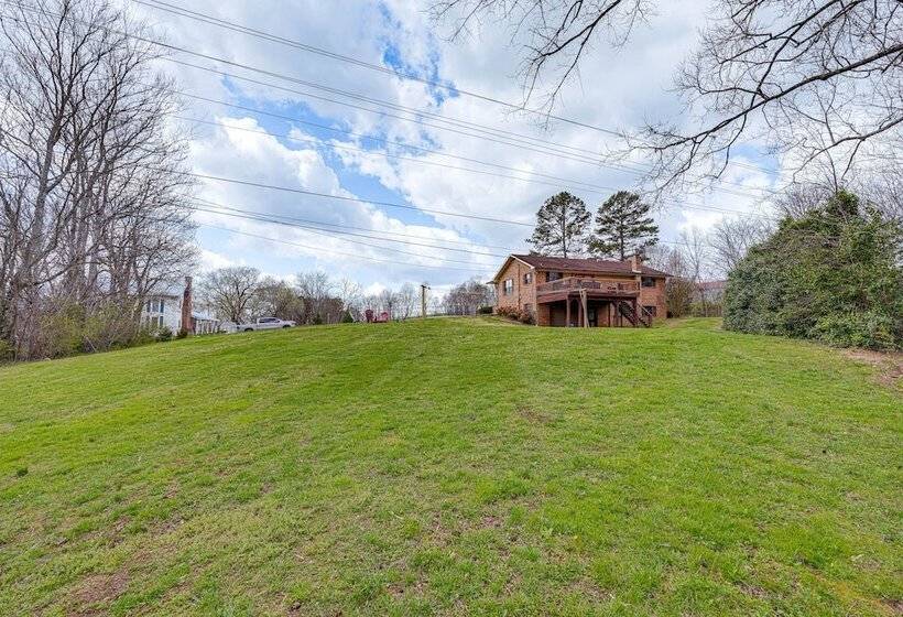 Furnished Deck & Fire Pit: Greeneville Home!