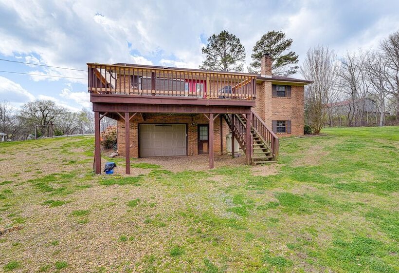 Furnished Deck & Fire Pit: Greeneville Home!