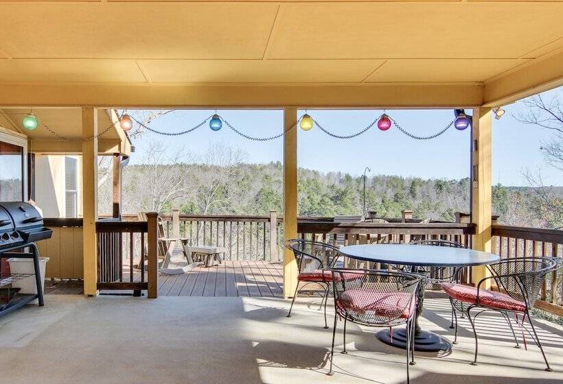 Furnished Deck + Mtn Views: Rutherfordton Home