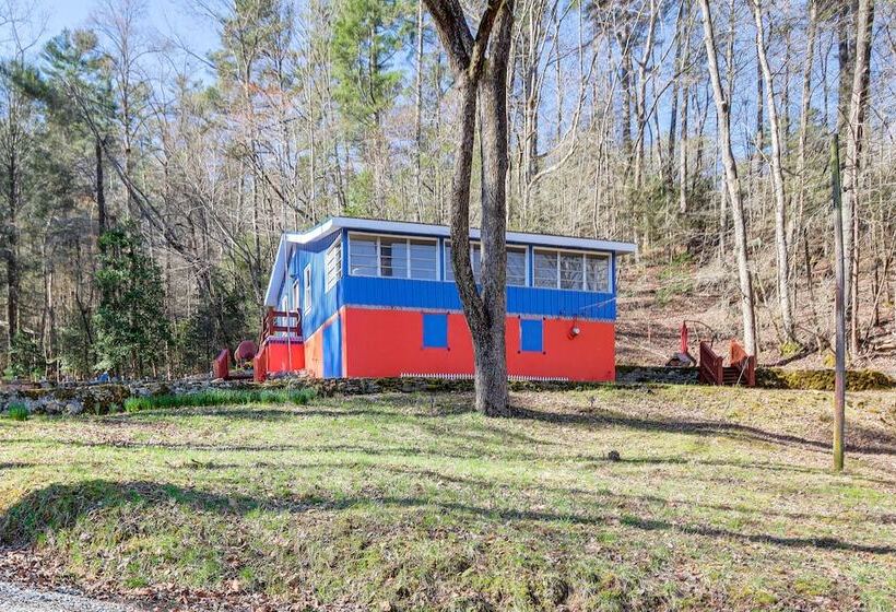 Riverfront Blue Ridge Cabin W/ Private Beach!