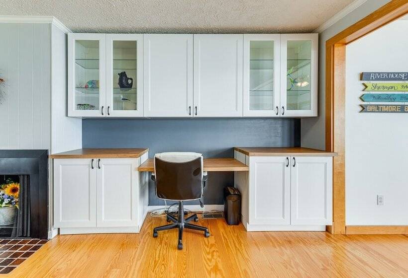 Riverfront Colonial Beach Home W/ Private Beach!