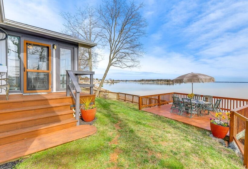 Riverfront Colonial Beach Home W/ Private Beach!