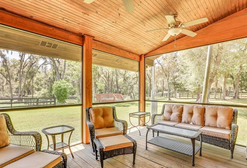 Tranquil Suite W/ Porch < 2 Mi To Cedar Lakes!