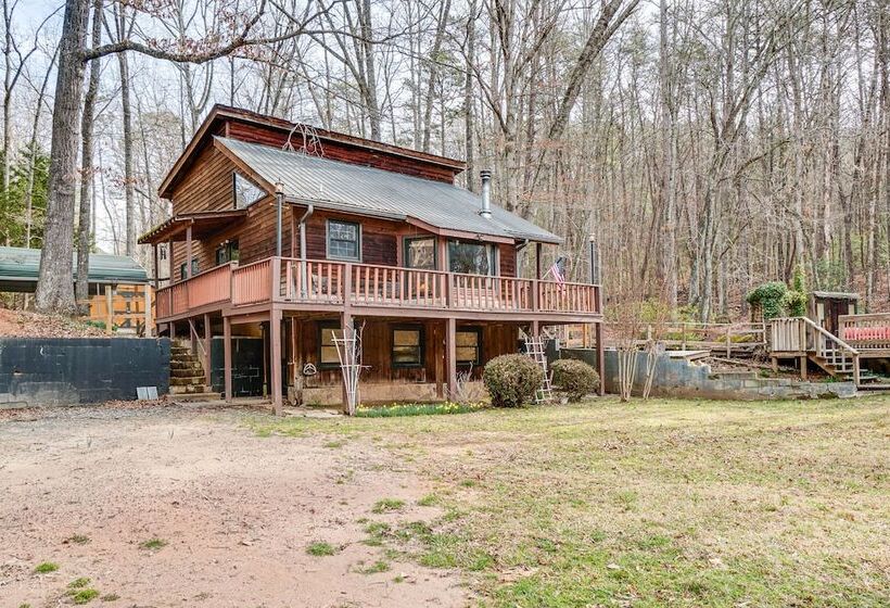 Charming Cabin W/ Fire Pit & Decks ~ 7 Mi To Helen