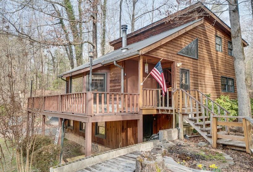 Charming Cabin W/ Fire Pit & Decks ~ 7 Mi To Helen