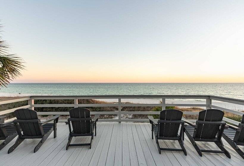 Gulf Front, Walk To Rosemary Beach, 5br, Gazebo Paradise On Park By Avantstay