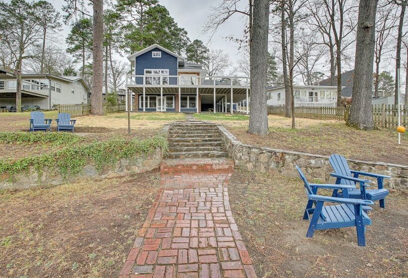 Hot Springs Lakefront Home W/ Dock & Water Views!