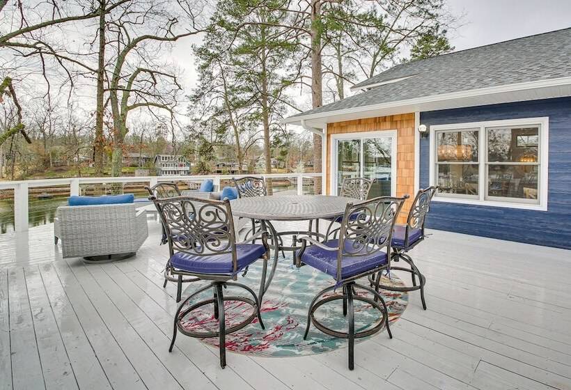 Hot Springs Lakefront Home W/ Dock & Water Views!