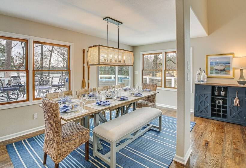 Hot Springs Lakefront Home W/ Dock & Water Views!