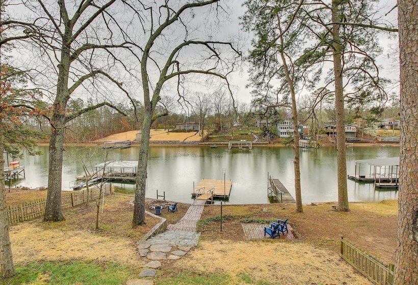 Hot Springs Lakefront Home W/ Dock & Water Views!