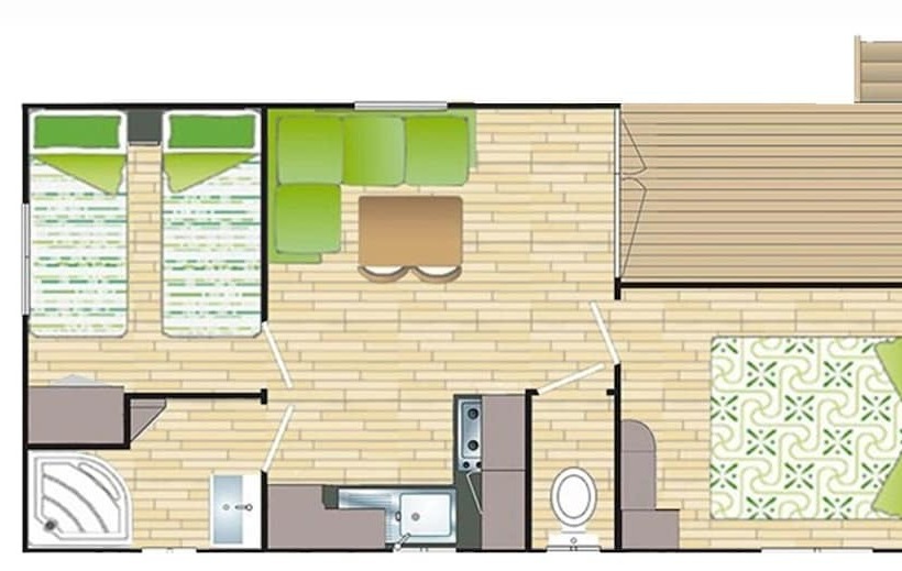 ホテル Camping Tikayan Saint Clair