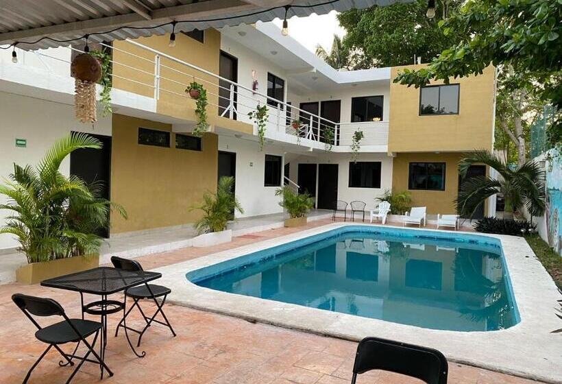 ホテル Luna Turquesa Bacalar  Free Kayaks