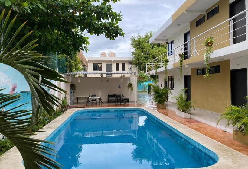 ホテル Luna Turquesa Bacalar  Free Kayaks