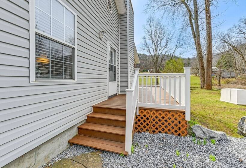 Idyllic Creekside Hayesville Home W/ Fire Pit