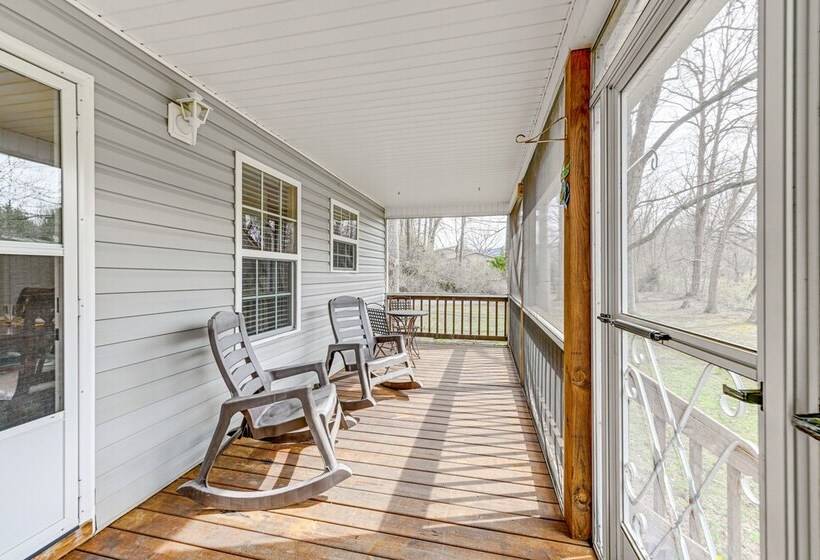 Idyllic Creekside Hayesville Home W/ Fire Pit