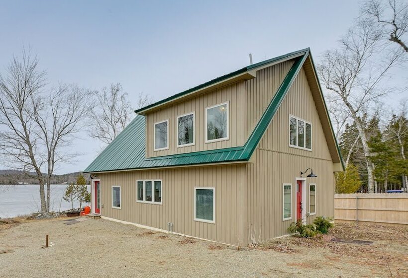 Lakefront Bucksport Home W/ Fire Pit + Gas Grill!