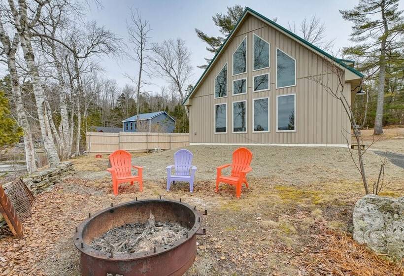 Lakefront Bucksport Home W/ Fire Pit + Gas Grill!