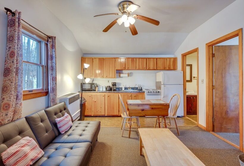 Pet Friendly Laconia Cabin W/ Fireplace + Deck!