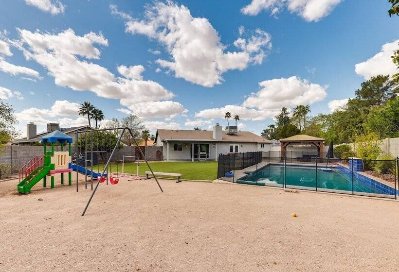 Phoenix Home W/ Private Pool, Fire Pit & Swing Set