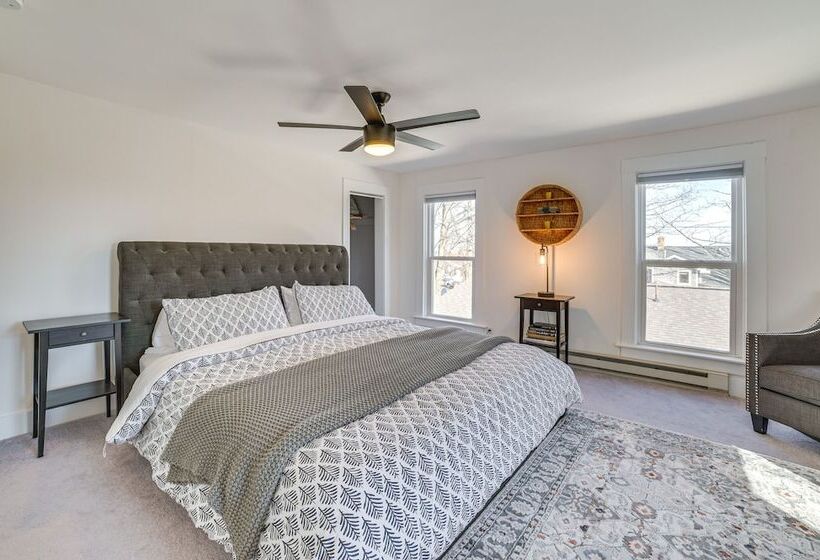 Suttons Bay Home W/ Fire Pit & Water Views!