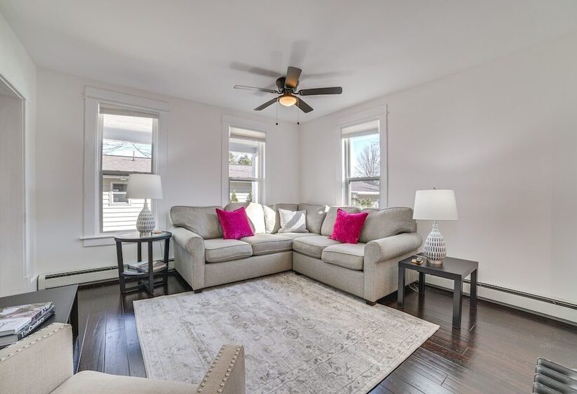 Suttons Bay Home W/ Fire Pit & Water Views!