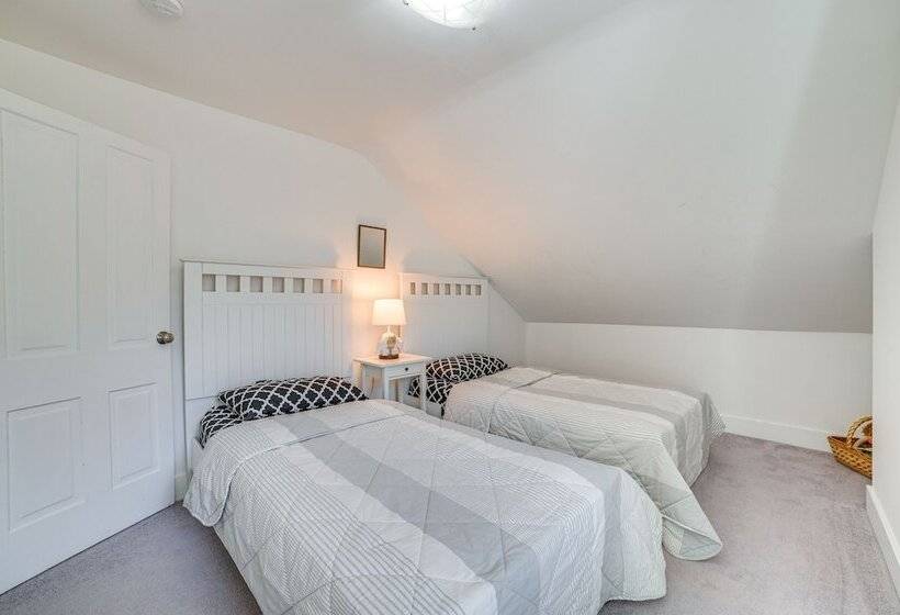 Suttons Bay Home W/ Fire Pit & Water Views!