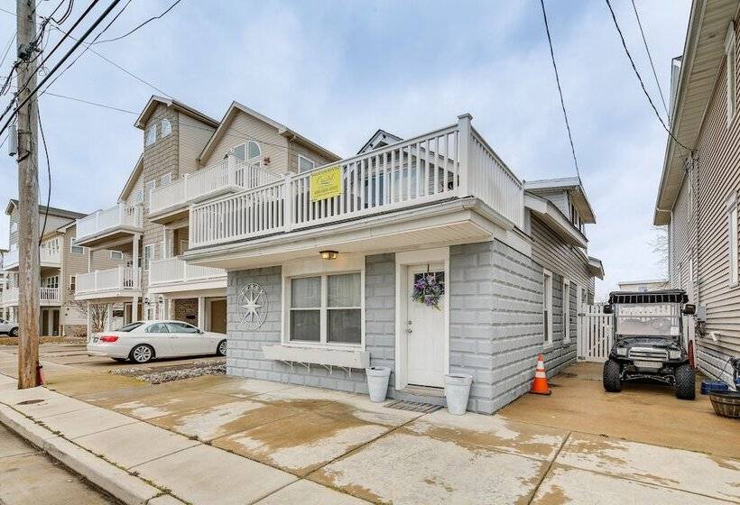 Wildwood Retreat W/ 2 Balconies: 5 Blocks To Beach