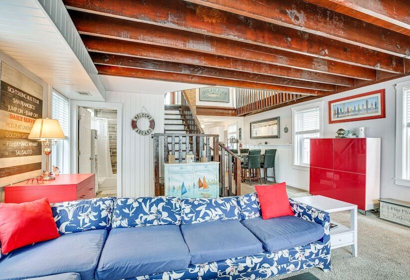 Wildwood Retreat W/ 2 Balconies: 5 Blocks To Beach