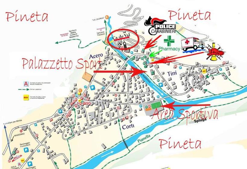 مبيت وإفطار Casa Vacanze Ca  De Val