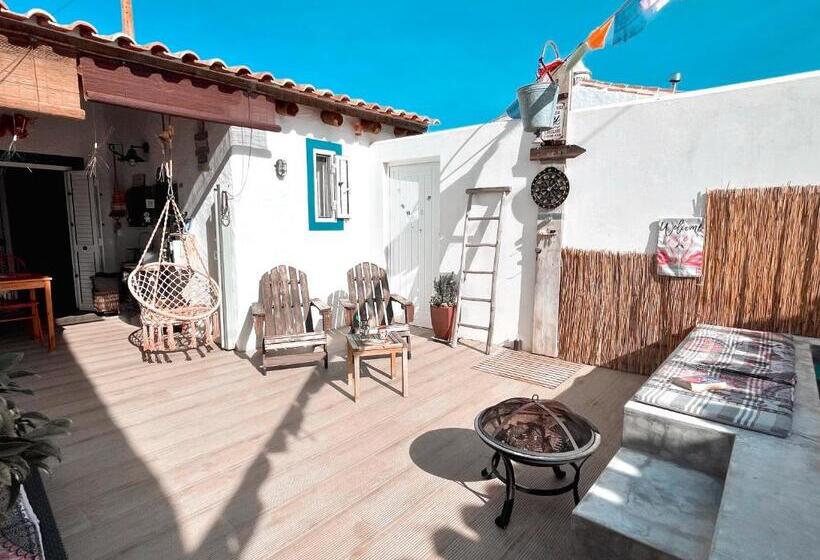 צימר Alentejo Zen Bnb, Cozy Suite, Patio, Private Pool And Entrance, Fire Pit