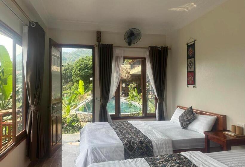 تختخواب و صبحانه Peaceful Maichau Homestay