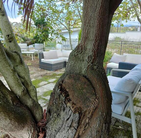 ペンション Camera Panoramica In Villa Vista Mare E Vesuvio