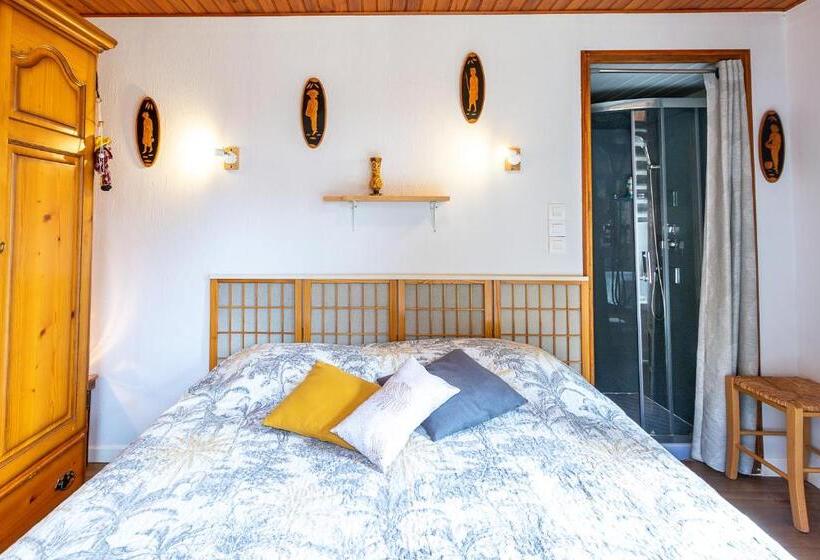 膳宿费 Chambre Sous Les Mimosas 2kms Plage