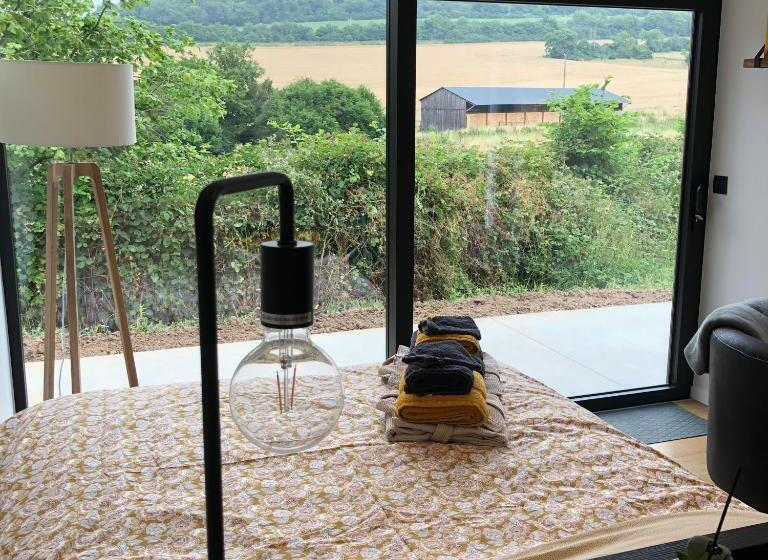 민박 Les Tiny House Du Mas De Mont