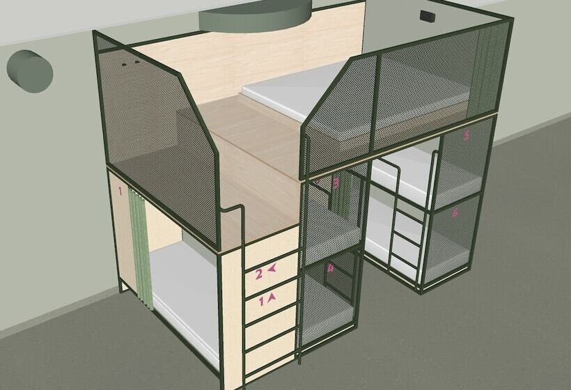 هاستل Bunks At Rode