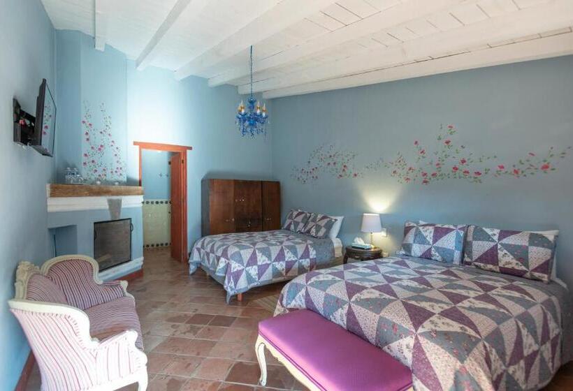 בית מלון כפרי La Casa Azul Huasca & Restaurante La Terraza