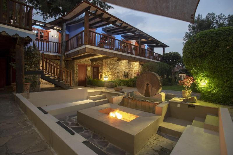 בית מלון כפרי La Casa Azul Huasca & Restaurante La Terraza