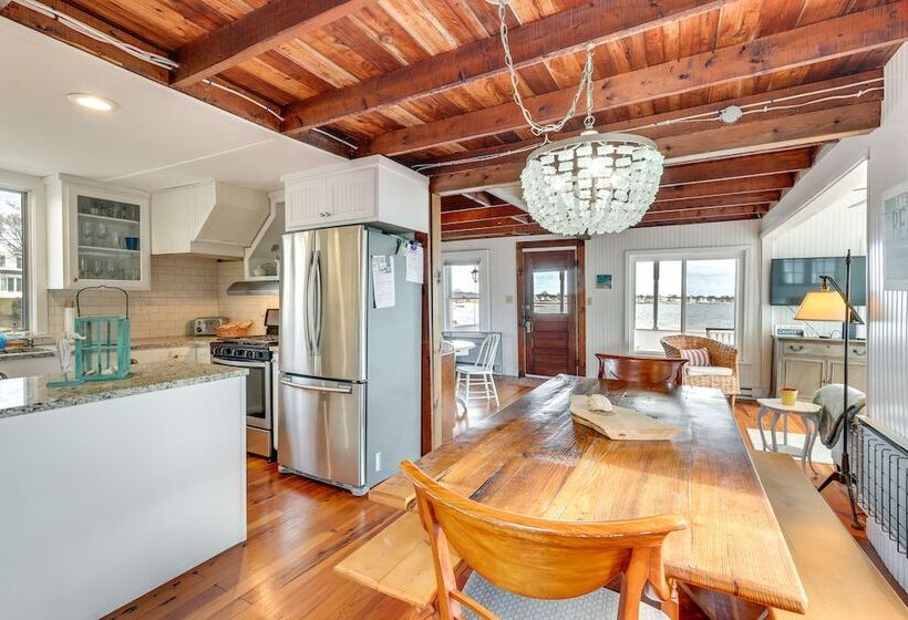 Dreamy Waterfront Westbrook Home On Private Beach