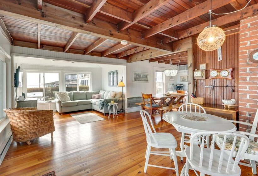 Dreamy Waterfront Westbrook Home On Private Beach