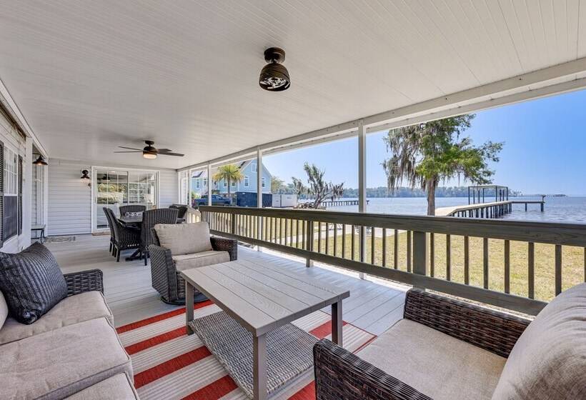 St Augustine Home W/ Dock & Lift On St Johns River