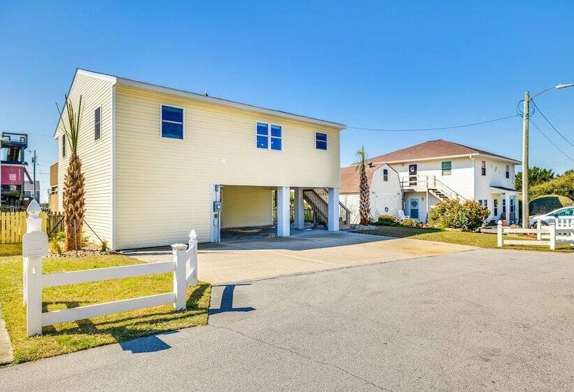 Atlantic Beach Home W/ Deck & Grill: Walk To Beach
