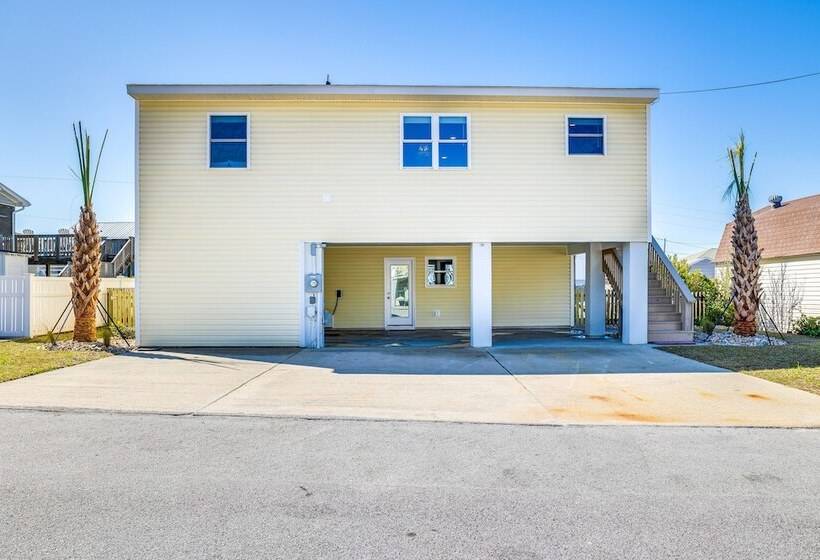 Atlantic Beach Home W/ Deck & Grill: Walk To Beach