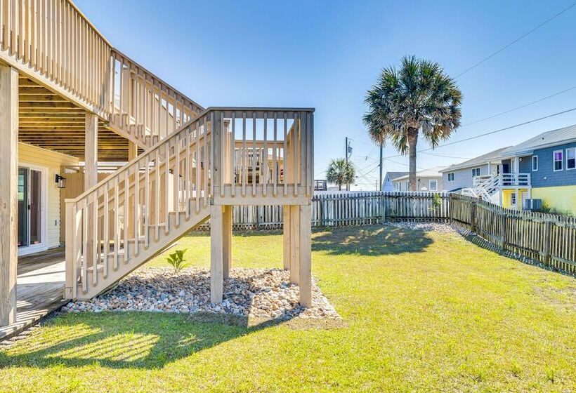 Atlantic Beach Home W/ Deck & Grill: Walk To Beach