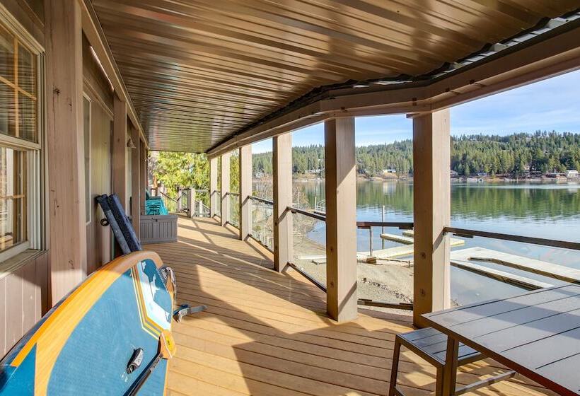 Coeur D Alene Lakefront Home: Private Dock & Beach