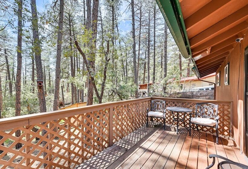 Forest Views & Fire Pit: Cozy Pine Cabin
