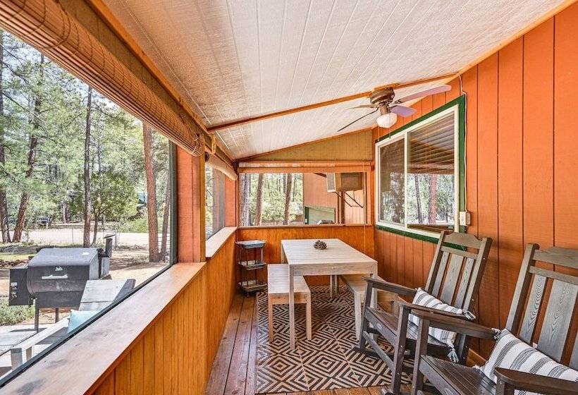 Forest Views & Fire Pit: Cozy Pine Cabin