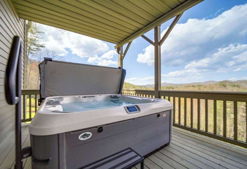Hot Tub & Water Views: Lake Glenville Home!